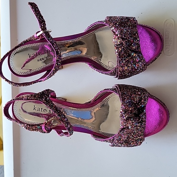 Kate spade Miya Glitter platform dress sandals - Picture 1 of 11